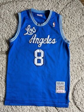 Mitchell & Ness Los Angeles Royal Blue #8 Classics Jersey